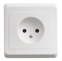 Schneider Electric Этюд PC16-001B Розетка одинарная (16 А, в сборе, скрытая установка, белая)