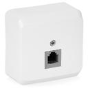 Schneider Electric Этюд TELA-001B Розетка телефонная (RJ11, в сборе, открытая установка, белая)
