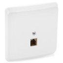 Schneider Electric Этюд TELC-001B Розетка телефонная (RJ11, в сборе, скрытая установка, белая)
