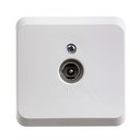 Schneider Electric Этюд TVA-002B Розетка телевизионная (TV, в сборе, открытая установка, белая)