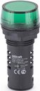Лампа коммутационная ADDS Ø22 мм (LED, зеленая, IP54, 220В)