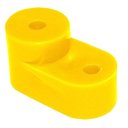 DEKraft 32254DEK ИУ-101 Изолятор угловой для установки нулевой шины (желтый)