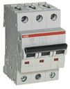 ABB S203 2CDS253001R0254 Автоматический выключатель трехполюсный 25А (6 кА, C)