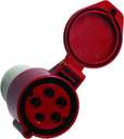 IEK PSR22-016-5 Розетка ССИ-215 переносная 3Р+РЕ+N (16А, 380В, IP44)