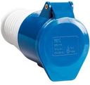 IEK PSR21-032-3 Розетка ССИ-223 переносная 2Р+РЕ (32А, 220В, IP44)