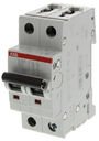 ABB S202 2CDS252001R0024 Автоматический выключатель двухполюсный 2А (6 кА, C)