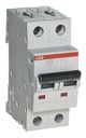 ABB S202 2CDS252001R0504 Автоматический выключатель двухполюсный 50А (6 кА, C)