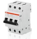ABB S203 2CDS253001R0161 Автоматический выключатель трехполюсный 16А (6 кА, D)