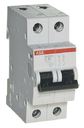 ABB SH202L 2CDS242001R0104 Автоматический выключатель двухполюсный 10А (4.5 кА, C)