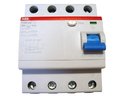 ABB F204 AC-25/0,3 2CSF204001R3250 Выключатель дифференциального тока четырехполюсный 25A 300мА (тип АС)