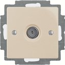 ABB Basic55 2CKA001724A4280 Розетка телевизионная (TV, под рамку, скрытая установка, слоновая кость)