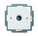 ABB Basic55 2CKA001724A4276 Розетка телевизионная (TV, под рамку, скрытая установка, альпийский белый)