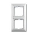 ABB Basic55 2CKA001725A1480 Рамка 2-постовая (альпийский белый)