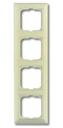 ABB Basic55 2CKA001725A1487 Рамка 4-постовая (слоновая кость)