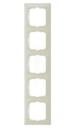 ABB Basic55 2CKA001725A1488 Рамка 5-постовая (слоновая кость)