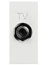 ABB Zenit 2CLA215000N1101 Розетка телевизионная (TV, 1 модуль, F-тип,под рамку, скрытая установка, белый)