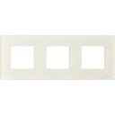 ABB Zenit 2CLA227300N3001 Рамка 3-постовая (2+2+2 модуля, стекло белое)