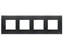 ABB Zenit 2CLA227400N1801 Рамка 4-постовая (2+2+2+2 модуля, антрацит)