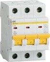 IEK ВА47-29 MVA20-3-063-C Автоматический выключатель трехполюсный 63А (4.5 кА, C)