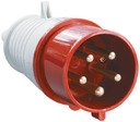 IEK PSR02-032-5 Вилка ССИ-025 переносная 3Р+РЕ+N (32А, 380В, IP44)