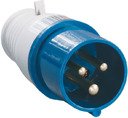 IEK PSR01-016-3 Вилка ССИ-013 переносная 2Р+РЕ (16А, 220В, IP44)