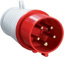 IEK PSR02-016-5 Вилка ССИ-015 переносная 3Р+РЕ+N (16А, 380В, IP44)