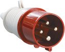 IEK PSR02-032-4 Вилка ССИ-024 переносная 3Р+РЕ (32А, 380В, IP44)
