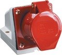 IEK PSR12-032-5 Розетка ССИ-125 стационарная 3Р+РЕ+N (32А, 380В, IP44)
