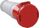 IEK PSR22-063-4 Розетка ССИ-234 переносная 3Р+РЕ (63А, 380В, IP54)
