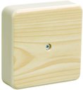 IEK UKO10-075-075-020-k34 Коробка КМ41212-04 распаячная для о-п 75х75х20мм сосна (с контактной группой)