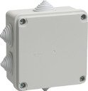IEK UKO11-100-100-050-K41-44 Коробка КМ41233 распаячная для о-п 100х100х50мм IP44 (RAL7035 6 гермовводов)