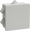 IEK UKO11-085-085-040-K41-44 Коробка КМ41235 распаячная для о-п 85х85х40мм IP44 (RAL7035 6 гермовводов)