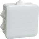 IEK UKOZ11-100-100-050-K41-44 Коробка КМ41255 распаячная для о-п 100х100х50 мм IP44 (RAL7035 6 гермовводов защелкивающаяся крышк