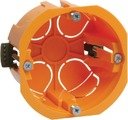 IEK UKG10-065-040-000-P Коробка КМ40022 установочная d65х46мм для полых стен (с саморезами пластиковые лапки)