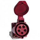 EKF PROxima ps-115-16-380 Розетка стационарная наружная 115 3Р+РЕ+N 16А (380В, IP44)