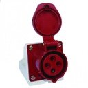 EKF PROxima ps-124-32-380 Розетка стационарная наружная 124 3Р+РЕ 32А (380В, IP44)