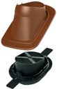Vilpe Classic Vino 2K 746009 Проходной элемент (кирпичный)