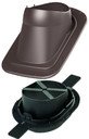 Vilpe Classic Vino 2K 746004 Проходной элемент (коричневый)