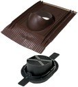 Vilpe Universal 2K 300014 Проходной элемент (коричневый)