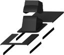 Vilpe Piippu Modular 742502 Проходной элемент + окантовка (черный)