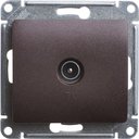 Schneider Electric Glossa GSL000891 Розетка телевизионная (TV, под рамку, скрытая установка, шоколад)