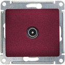 Schneider Electric Glossa GSL001192 Розетка телевизионная проходная (TV, под рамку, скрытая установка, баклажан)
