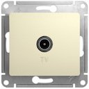Schneider Electric Glossa GSL000292 Розетка телевизионная проходная (TV, под рамку, скрытая установка, бежевая)
