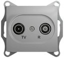 Schneider Electric Glossa GSL000694 Розетка телевизионная (TV+Radio, под рамку, скрытая установка, перламутр)