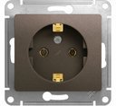Schneider Electric Glossa GSL000843 Розетка с заземляющим контактом (16 А, под рамку, скрытая установка, шоколад)