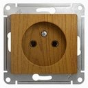 Schneider Electric Glossa GSL000541 Розетка без заземляющего контакта (16 А, под рамку, скрытая установка, дуб)