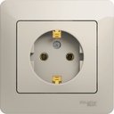 Schneider Electric Glossa GSL000942 Розетка с заземляющим контактом (16 А, в сборе, скрытая установка, молоко)