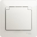 Schneider Electric Glossa GSL000646 Розетка с заземляющим контактом (16 А, в сборе, скрытая установка, шторки, крышка, перламутр)