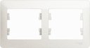 Schneider Electric Glossa GSL000602 Рамка 2-постовая (горизонтальная, перламутр)
