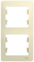 Schneider Electric Glossa GSL000206 Рамка 2-постовая вертикальная (бежевая)